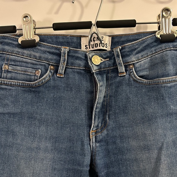Acne Studio Mid Rise Skinny Jeans 25/32 - Picture 3 of 6